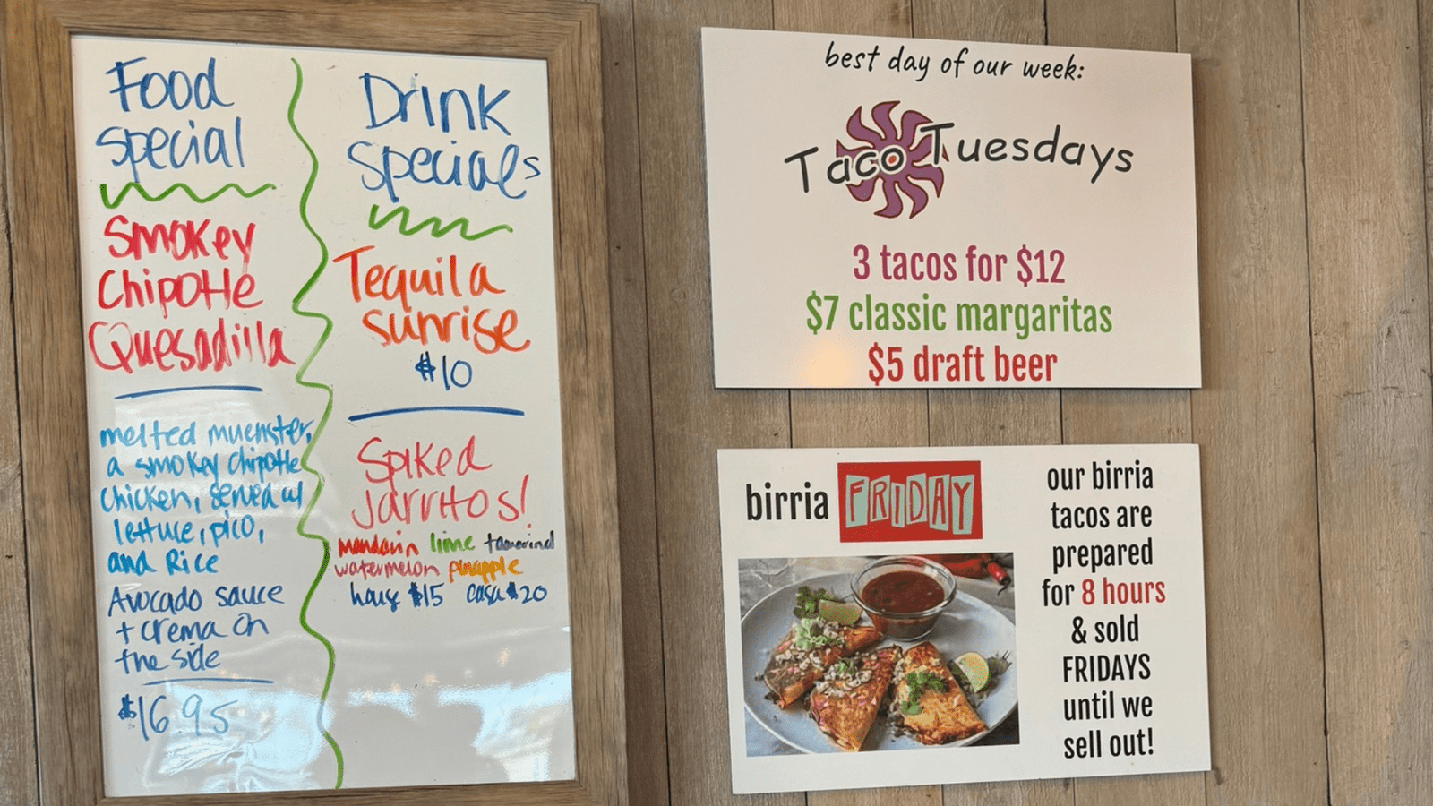 taco tuesdays specials